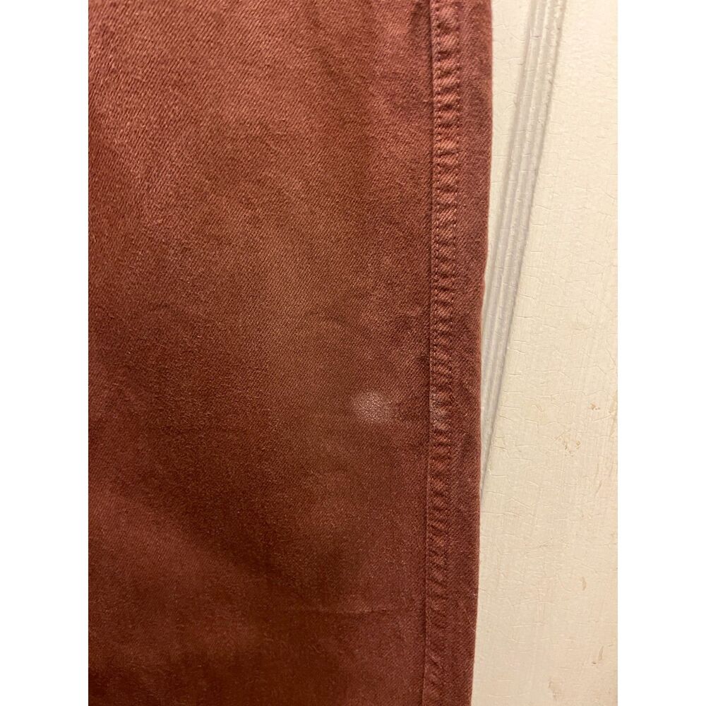 Sezane Brown Cotton Wide Leg Denim Jeans Pants Women's Size 34 - Picture 12 of 12